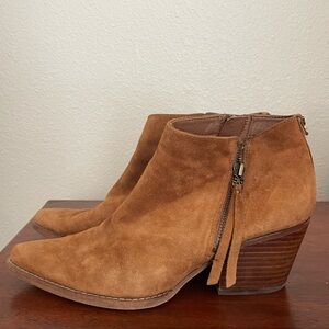 Sam Edelman Suede Ankle Boot Size 7.5